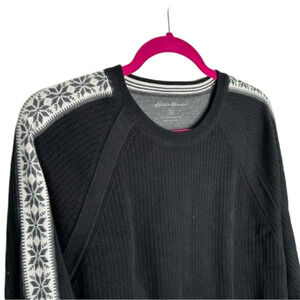Eddie Bauer Sweater with Snowflake detail